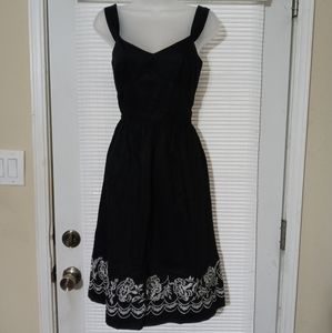 Ann Taylor Loft black and white dress.